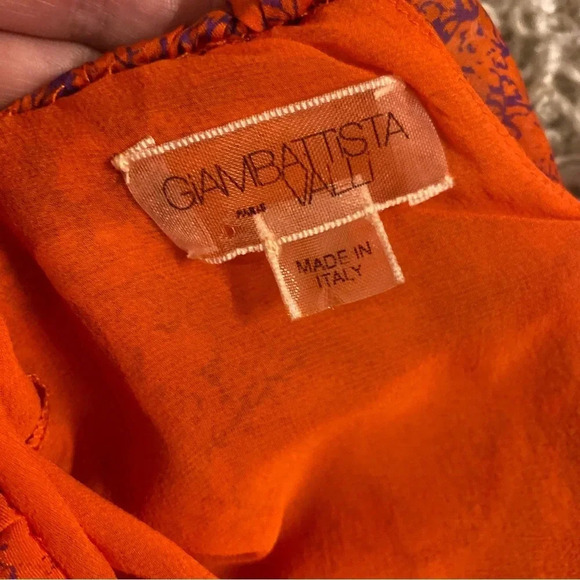 Giambattista Valli silk puff sleeve blouse size 38/XXS - Picture 3 of 9